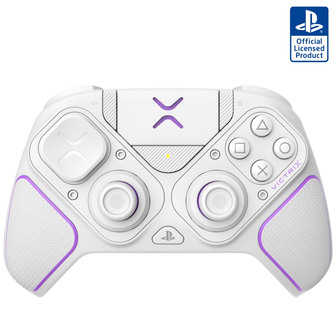 Turtle Beach PDP PDP Victrix Pro BFG White Wireless Gaming Controller for Playstation 5 / PS5, PS4, PC, Modular Gamepad, Remappable Buttons, Customizable Triggers/Paddles/D-Pad, PC App - Like New