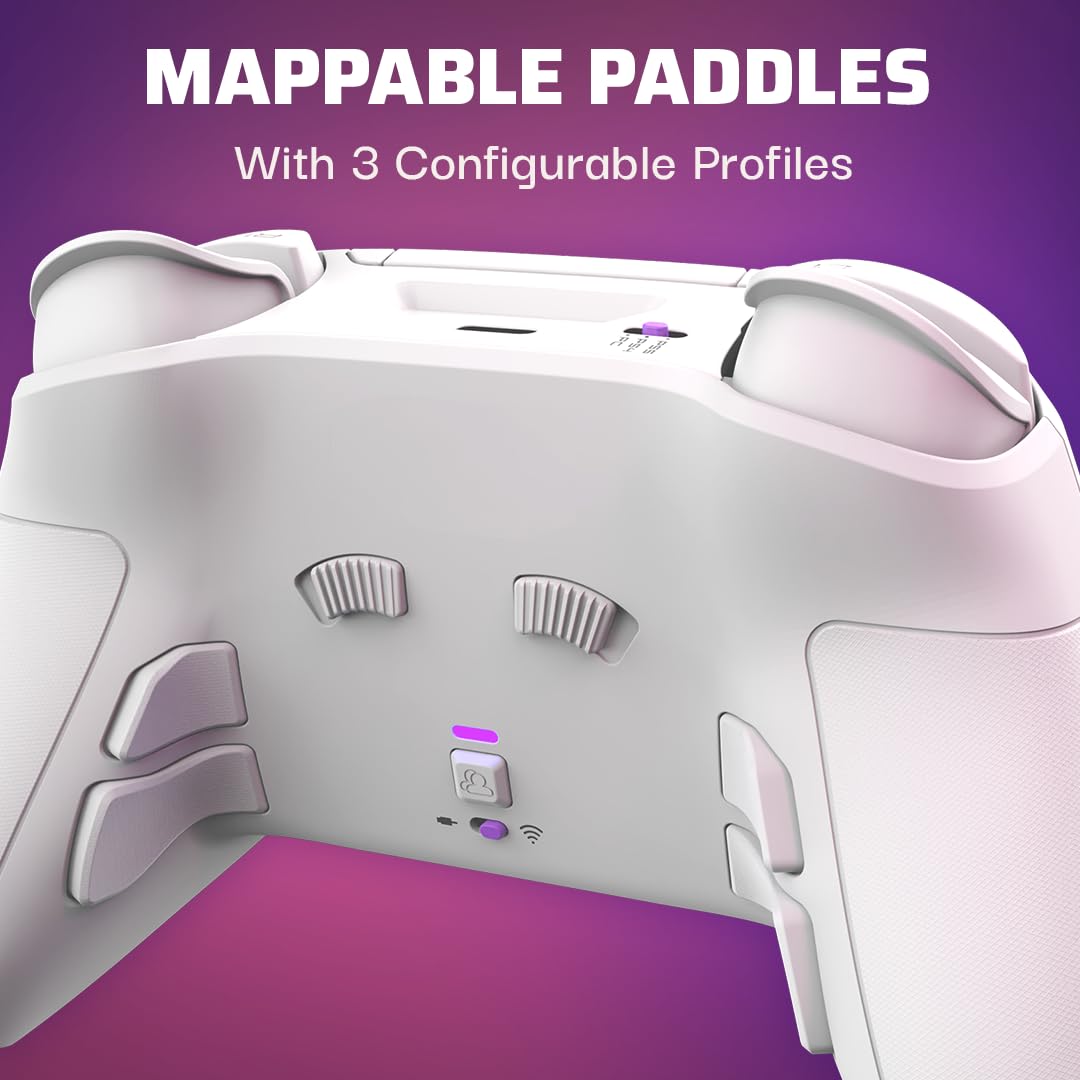 Turtle Beach PDP PDP Victrix Pro BFG White Wireless Gaming Controller for Playstation 5 / PS5, PS4, PC, Modular Gamepad, Remappable Buttons, Customizable Triggers/Paddles/D-Pad, PC App - Like New
