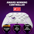 Turtle Beach PDP PDP Victrix Pro BFG White Wireless Gaming Controller for Playstation 5 / PS5, PS4, PC, Modular Gamepad, Remappable Buttons, Customizable Triggers/Paddles/D-Pad, PC App - Like New
