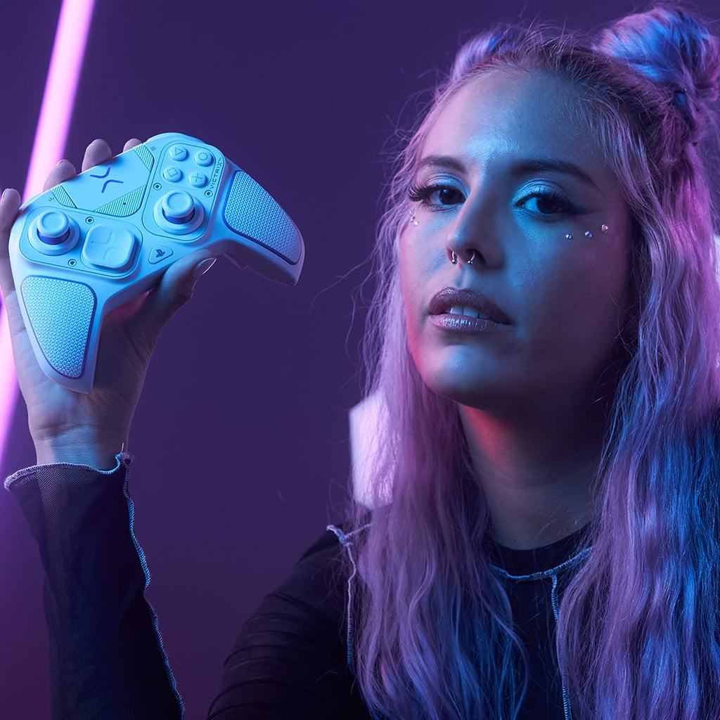 Turtle Beach PDP PDP Victrix Pro BFG White Wireless Gaming Controller for Playstation 5 / PS5, PS4, PC, Modular Gamepad, Remappable Buttons, Customizable Triggers/Paddles/D-Pad, PC App - Like New