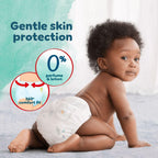 Pampers Harmonie Nappy Pants Size 6, 132 Nappies, 15kg+, Monthly Pack, Gentle Skin Protection and 360^0 Comfort Fit - Damaged Box