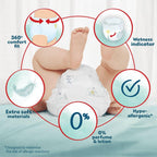 Pampers Harmonie Nappy Pants Size 6, 132 Nappies, 15kg+, Monthly Pack, Gentle Skin Protection and 360^0 Comfort Fit - Damaged Box
