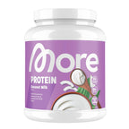 More Protein, Cream, 600 g, 1.32 lbs, 12 Servings, Mix of whey Concentrate and Casein, Ideal for Building and maintaining Muscle, with lactase, Perfect for Cooking and Baking - Made in Germany - New
