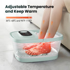 Snailax Shiatsu Foot Massager with Heat - Deep Kneading, Compression, Vibration - Foot Warmer for Plantar Fasciitis, Neuropathy - Size 13 - Damaged Box