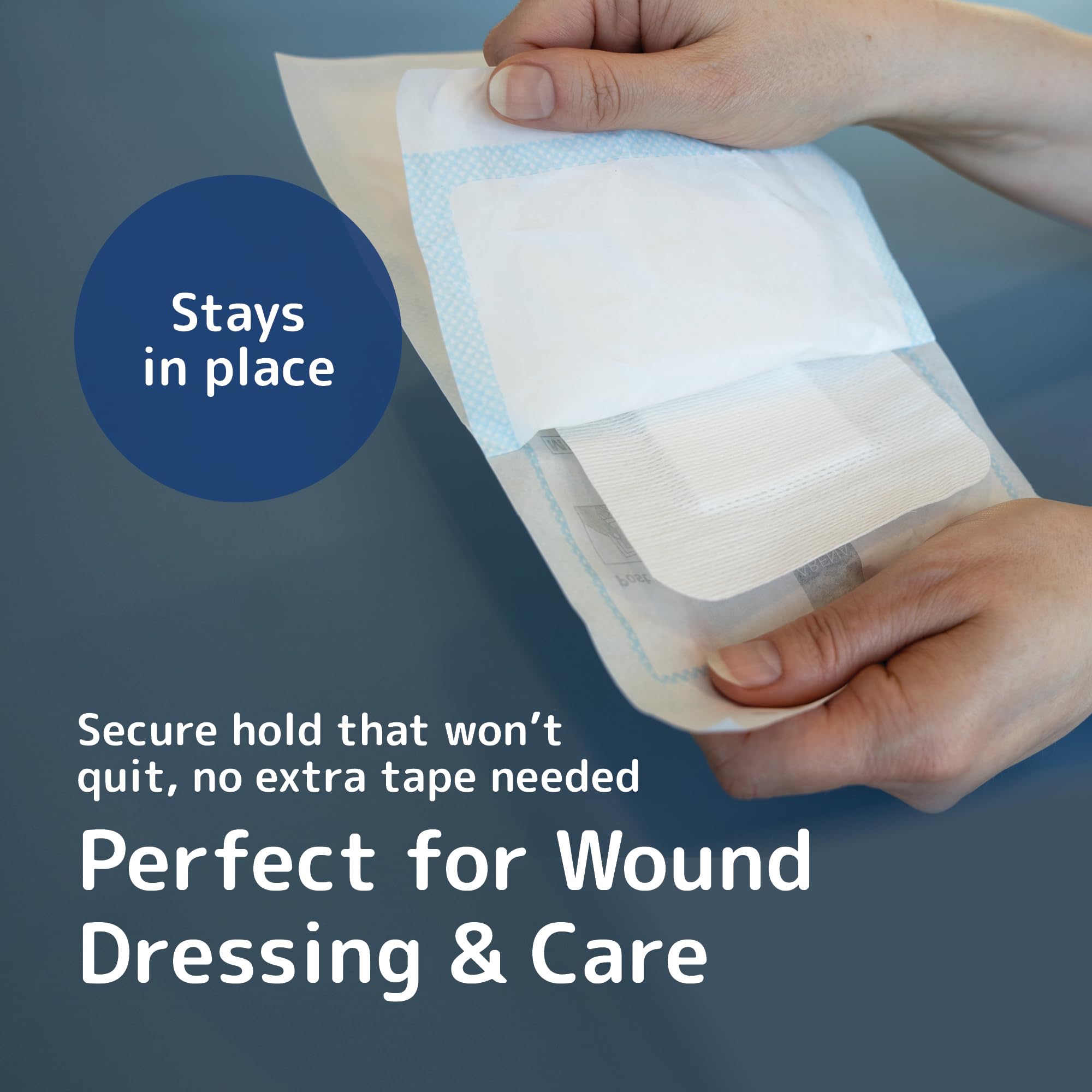 ABENA Post Operation Dressing - 10x20cm - Pack of 40 Sterile Adhesive Non-Woven Plaster - Wound Care, Cuts, Abrasions - Latex Free - Damaged Box