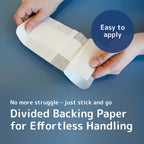 ABENA Post Operation Dressing - 10x20cm - Pack of 40 Sterile Adhesive Non-Woven Plaster - Wound Care, Cuts, Abrasions - Latex Free - Damaged Box