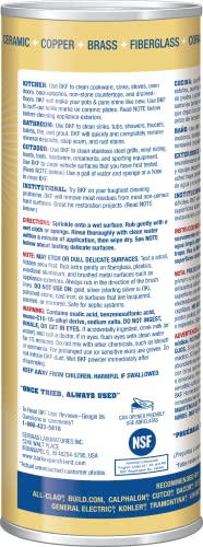 Bar Keepers Friend Multi Purpose Household Cleaner Gold - 21 Oz(595 g) - New