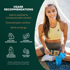 BioTechUSA Vegan Protein Powder - Rice & Pea Blend, Superfoods, Amino Acids - 2kg Vanilla Cake - Sugar/Lactose/Gluten-Free - New - BBE 03/2029
