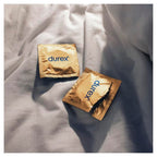 Durex Real Feel Condoms, 12s, Regular Fit, Latex Free, Extra Silicone Lube, Easy On Shape - New - BBE 02/2028