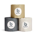 Bumboo Essentials Toilet Roll 48 Pack - 3 Ply 300 Sheets - Plastic-Free, Soft, Strong, Eco-Friendly Toilet Tissue - Damaged Box