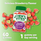 Chewy Vites Adult Probio Support, Gut Health & Vitamin Gummies, 60 Count - New - BBE 09/2025