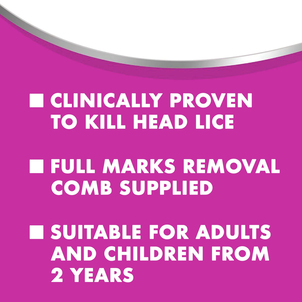 Full Marks Head Lice Solution Spray 150ml - Fast & Effective Nit Treatment with Comb, Kills Nits, Safe for Kids - New - BBE 05/2027