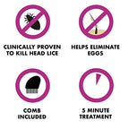 Full Marks Head Lice Solution Spray 150ml - Fast & Effective Nit Treatment with Comb, Kills Nits, Safe for Kids - New - BBE 05/2027