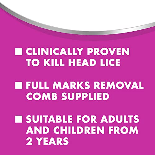 Full Marks Head Lice Solution Spray 150ml - Fast & Effective Nit Treatment with Comb, Kills Nits, Safe for Kids - New - BBE 05/2027