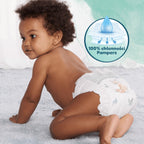 Pampers Harmonie N Nappies Size 1, 180 Count Monthly Pack, 2-5kg, Gentle Skin Protection - New