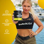 BioTechUSA EAA Zero Essential Amino Acid Powder - 7160mg EAA/Serving, Sugar-Free, Gluten-Free, 350g Orange-Mango - New - BBE 02/2029