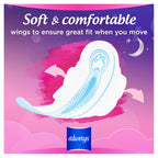Always Sensitive Ultra Night Sanitary Towels with Wings, Size 3, 100 Towels (10x10 Packs), Odour Neutraliser, Super Absorbent - New