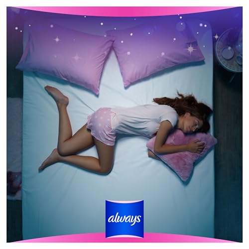Always Sensitive Ultra Night Sanitary Towels with Wings, Size 3, 100 Towels (10x10 Packs), Odour Neutraliser, Super Absorbent - New