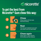 Nicorette 2mg ICY White Whitening Chewing Gum - 210 Pieces - New - BBE 09/2028