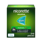 Nicorette Freshmint 2mg Nicotine Gum - Stop Smoking Aid - 210 Pieces - Quit Smoking Support - New - BBE 12/2028
