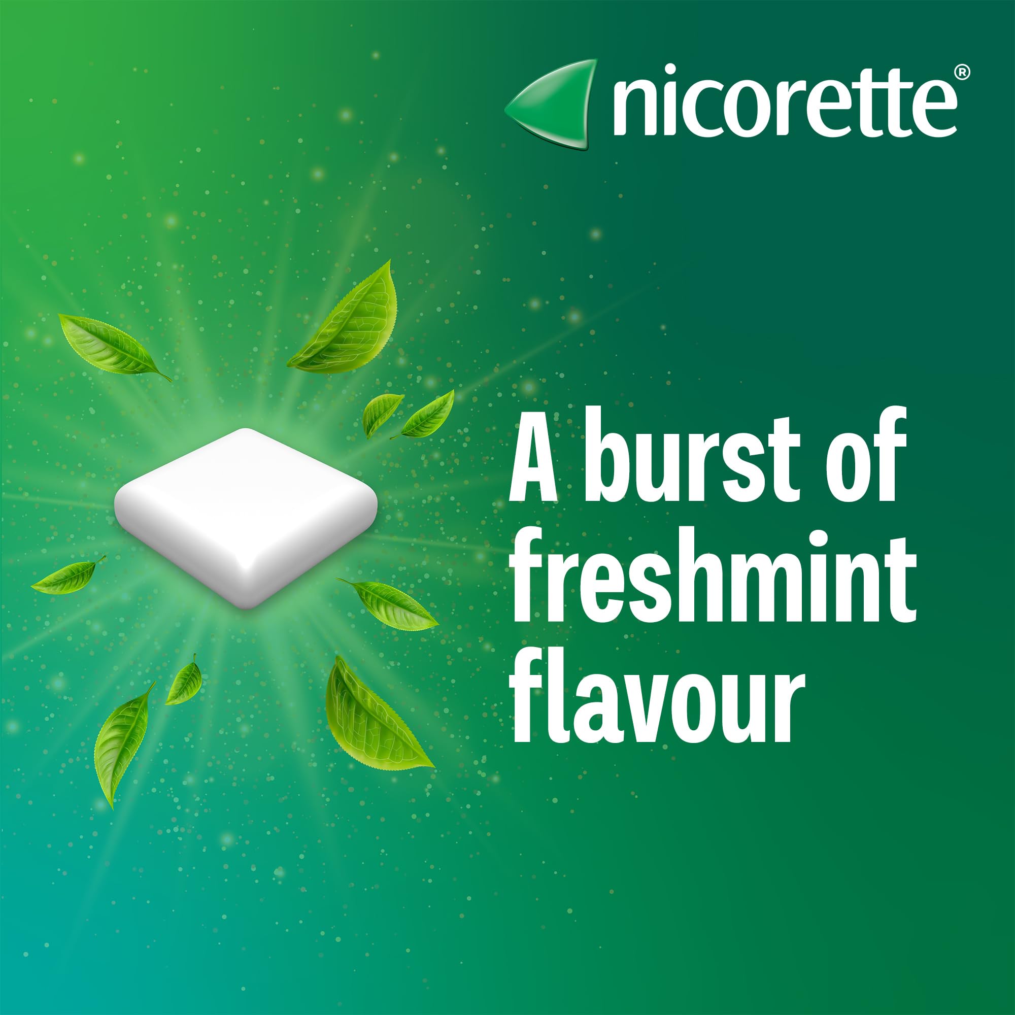 Nicorette Freshmint 2mg Nicotine Gum - Stop Smoking Aid - 210 Pieces - Quit Smoking Support - New - BBE 12/2028