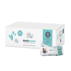 Dadamuma - 99.9% Pure Water Baby Wipes (12 x 60 Wipes), Gentle with Newborn Skin, Natural Ingredients, Allergy UK Approved, Plastic-Free, Biodegradable, Eco-Friendly (Unscented) - Damaged Box - BBE 07/2026