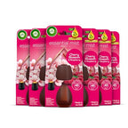 Air Wick Essential Mist Cherry Blossom & Raspberry Refill 6 x 20ml - Air Freshener Scented Oil Diffuser Twin Pack - New