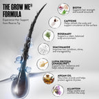 Watermans Grow Me(R) Hair Growth Shampoo - Not just a Caffeine Shampoo we include Biotin, Argan Oil, Rosemary, Niacinamide. Hair Thickening Treatment for Women & Men with progressed thinning. - New