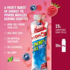 HIGH5 Energy Gel Aqua - Quick Release Sports Gels to Power Muscles for Peak Performance - Natural Fruit Juice & Caffeine-Free - Energy Boost for Running, Cycling and Endurance (Berry, 20 x 66g) - New - BBE 01/2027