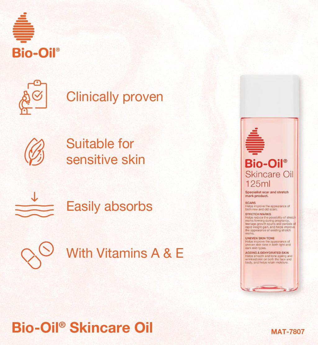 Bio-Oil Skincare Oil for Scars and Stretch Marks, 125ml - New