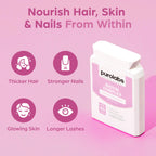 Purolabs Biotin Hair Growth Supplement 10,000g - Hair Vitamins for Men & Women - Vitamin B7 Tablets for Skin & Nails with Zinc & Selenium - 60 Vegan Capsules - Made in The UK by Purolabs - New - BBE 06/2028