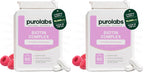 Purolabs Biotin Hair Growth Supplement 10,000g - Hair Vitamins for Men & Women - Vitamin B7 Tablets for Skin & Nails with Zinc & Selenium - 60 Vegan Capsules - Made in The UK by Purolabs - New - BBE 06/2028