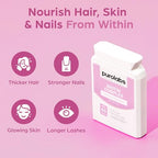 Purolabs Biotin Hair Growth Supplement 10,000g - Hair Vitamins for Men & Women - Vitamin B7 Tablets for Skin & Nails with Zinc & Selenium - 60 Vegan Capsules - Made in The UK by Purolabs - New - BBE 06/2028