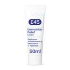 E45 Dermatitis Cream 50ml - Eczema Treatment, Itch Relief, Anti-Inflammatory, Steroid-Free - Damaged Box - BBE 04/2028