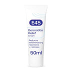 E45 Dermatitis Cream 50ml - Eczema Treatment, Itch Relief, Anti-Inflammatory, Steroid-Free - Damaged Box - BBE 04/2028