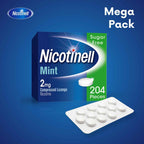 Nicotinell Mint Lozenge 1mg (204 Lozenges), Nicotine Lozenges, Mega Pack - Damaged Box - BBE 11/2027