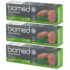 Biomed Gum Health Toothpaste - Sage Eucalyptus Rosemary Cedar - 98% Natural, Vegan, SLES Free - 100g 3 Pack - Damaged Box