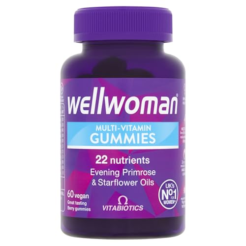 Wellwoman Vegan Multivitamin Gummies for Women - 60 Tablets - Daily Health & Wellbeing Supplement - New - BBE 03/2027