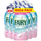 Fairy Outdoorable Fabric Conditioner Cherry Blossom & Nordic Cotton 424 Washes (8x53) Ultra Concentrated Sensitive Skin - New