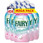Fairy Outdoorable Fabric Conditioner Cherry Blossom & Nordic Cotton 424 Washes (8x53) Ultra Concentrated Sensitive Skin - New