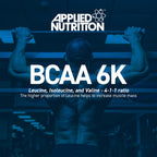 Applied Nutrition BCAA 6K (4:1:1) - 6000mg Branched Chain Amino Acids per Serving - Leucine, Isoleucine & Valine, for Endurance, Performance & Recovery 300 Vegan Capsules (30 Servings) - New - BBE 08/2027