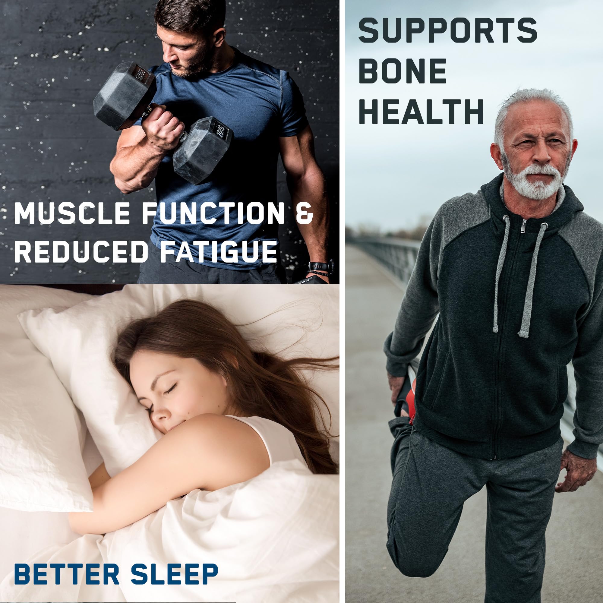 Applied Nutrition Tri-Magnesium Powder 3 in 1 - Magnesium Glycinate Supplements for Bone, Muscle, Nervous System Sleep Health - 300 mg per Serving (200g - 50 Servings) (Tropical Vibes) - New - BBE 01/2028