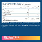 Applied Nutrition Tri-Magnesium Powder 3 in 1 - Magnesium Glycinate Supplements for Bone, Muscle, Nervous System Sleep Health - 300 mg per Serving (200g - 50 Servings) (Tropical Vibes) - New - BBE 01/2028