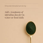 KIKI Health - Organic Spirulina Powder - 100% Pure, Non-GMO, High in Vitamin B12 & Iron - Boosts Energy, Immunity, Detox & Vitality - Rich in Antioxidants & Chlorophyll - 200g - New - BBE 05/2028