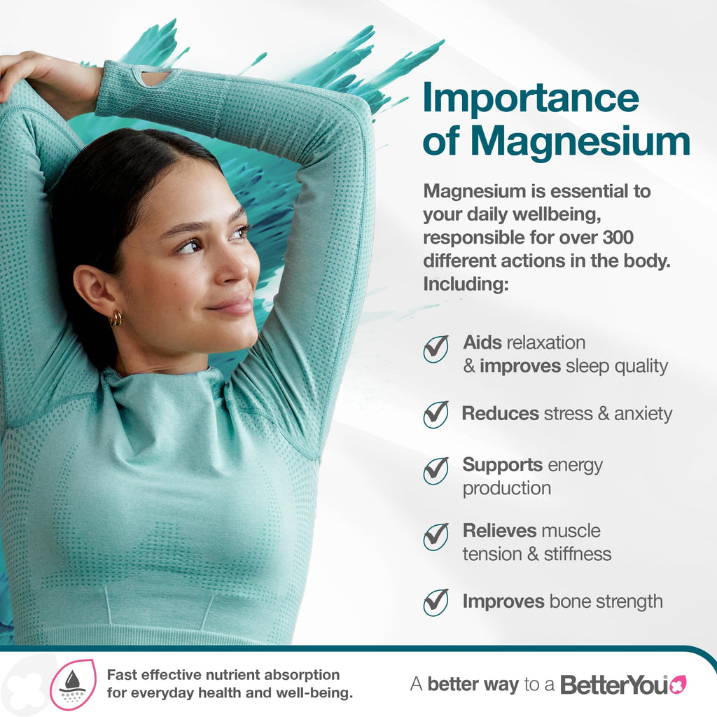 BetterYou Magnesium Original Bath Flakes 1kg - Zechstein Mineral Bath Salts, Vegan & Palm-Oil Free - New - BBE 03/2031