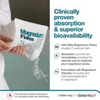 BetterYou Magnesium Original Bath Flakes 1kg - Zechstein Mineral Bath Salts, Vegan & Palm-Oil Free - New - BBE 03/2031