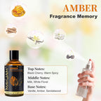MAYJAM Amber Fragrance Oil for Diffusers - Home Scent Essential Oil 100ml - New - BBE 12/2028
