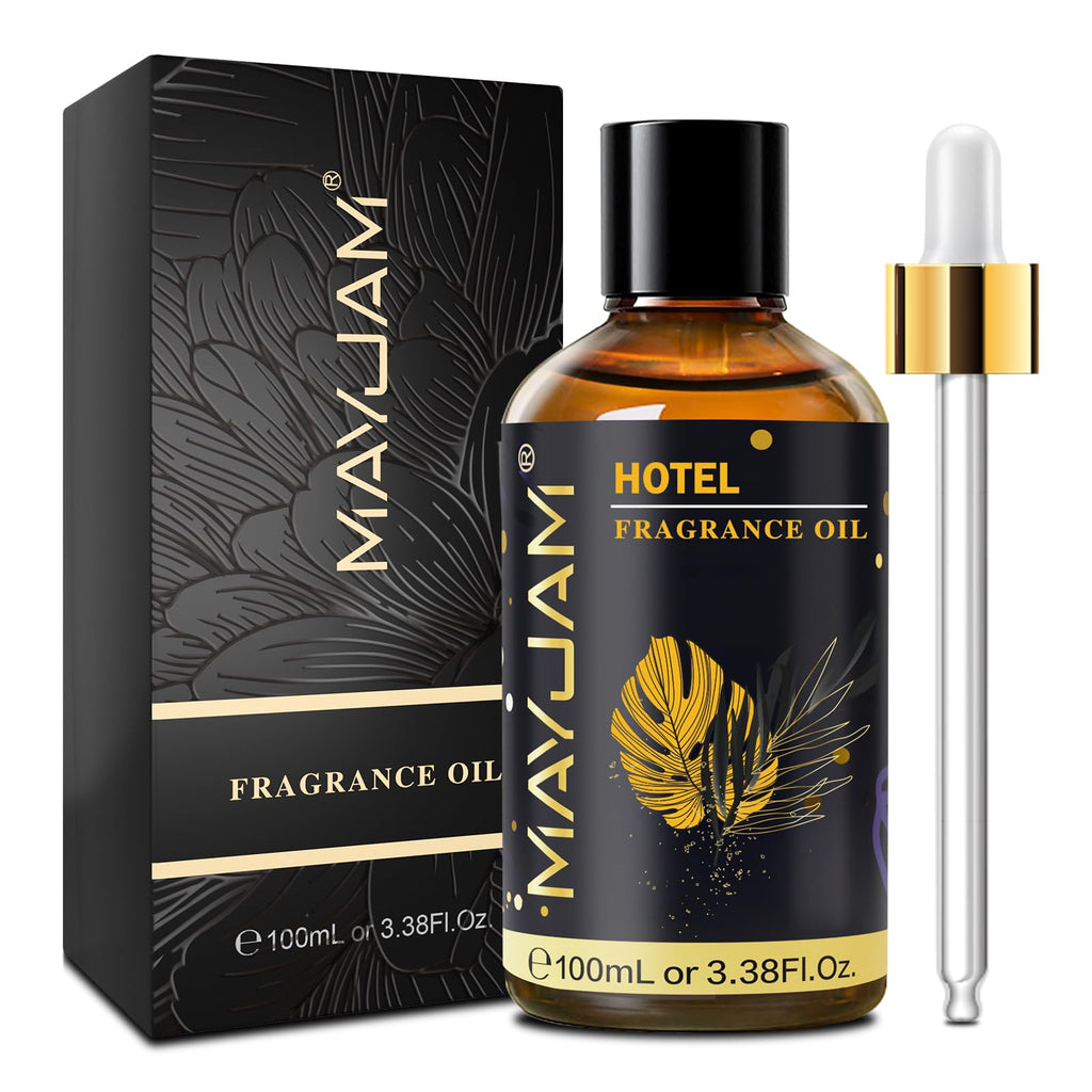 MAYJAM Amber Fragrance Oil for Diffusers - Home Scent Essential Oil 100ml - New - BBE 12/2028
