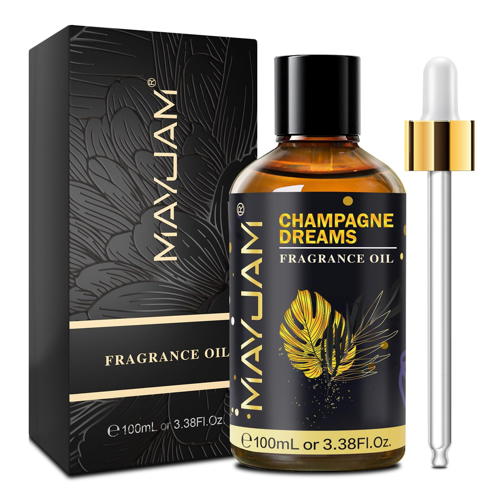 MAYJAM Amber Fragrance Oil for Diffusers - Home Scent Essential Oil 100ml - New - BBE 12/2028