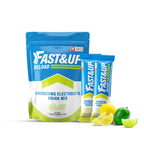 Fast&Up Reload Electrolyte Powder Drink Mix - 15 Sachets - Lemon & Lime - Hydration Energy Vitamins - New - BBE 03/2028